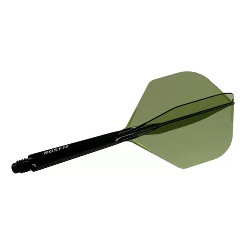 Cuesoul ROST 77 priehľadné zelené, No6 letky a dlhé násadky