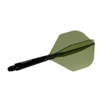 Cuesoul ROST 77 priehľadné zelené, No6 letky a stredné násadky