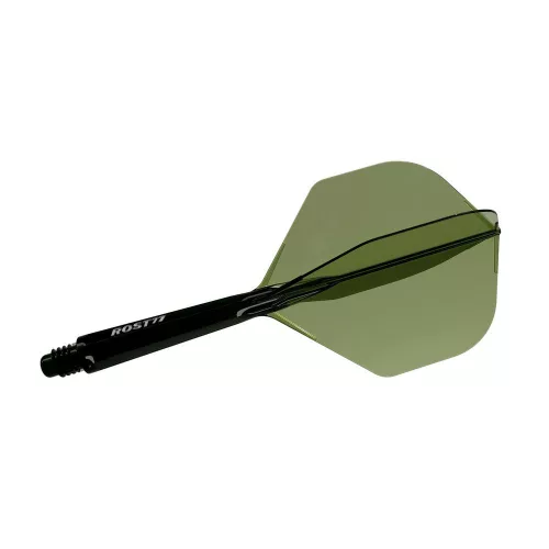 Cuesoul ROST 77 priehľadné zelené, No6 letky a stredné násadky