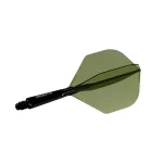 Cuesoul ROST 77 priehľadné zelené, No6 letky a krátke násadky