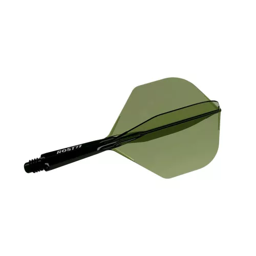 Cuesoul ROST 77 priehľadné zelené, No6 letky a krátke násadky