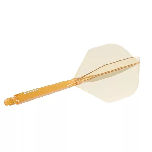 Cuesoul ROST 77 priehľadné oranžové, No6 letky a dlhé násadky