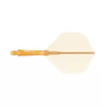 Cuesoul ROST 77 priehľadné oranžové, No6 letky a krátke násadky