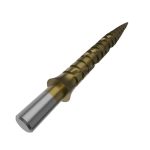 Hroty na steel šípky Cuesoul Touch Point II Slash Cut Rings sivé 29mm 3ks