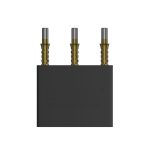 Hroty na steel šípky Cuesoul Touch Point II Slash Cut Rings sivé 33mm 3ks