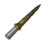 Hroty na steel šípky Cuesoul Touch Point II Slash Cut Rings sivé 37mm 3ks