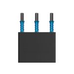 Náhradné hroty na steel šípky Cuesoul Touch Point II Slash Cut Rings farebné 45mm - 3ks