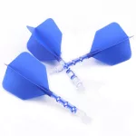 Cuesoul ROST T19 modro-priehľadné, Big Wing letky a dlhé násadky