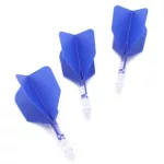 Cuesoul ROST T19 modro-priehľadné, Big Wing letky a krátke násadky