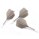 Cuesoul ROST T19 sivo-biele, Big Wing letky a dlhé násadky