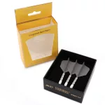 Cuesoul ROST T19 sivo-biele, Big Wing letky a dlhé násadky