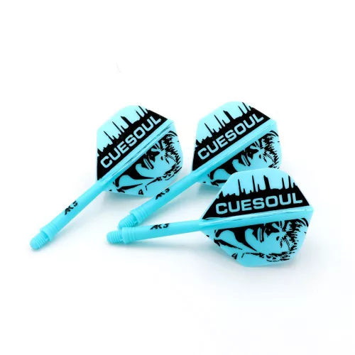 Cuesoul ROST AK5 Boy modré, štandardné letky a stredné násadky