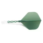 Cuesoul ROST T19 priehľadno-zelené, No2 letky a dlhé násadky