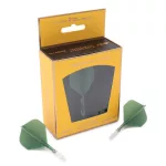 Cuesoul ROST T19 priehľadno-zelené, No2 letky a krátke násadky