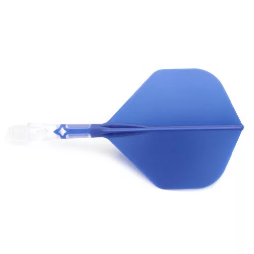 Cuesoul ROST T19 priehľadno-modré, No2 letky a krátke násadky