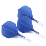 Cuesoul ROST T19 priehľadno-modré, No2 letky a krátke násadky