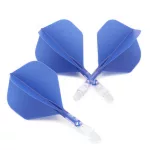 Cuesoul ROST T19 priehľadno-modré, No2 letky a krátke násadky