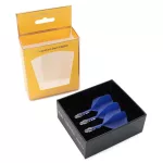 Cuesoul ROST T19 priehľadno-modré, No2 letky a krátke násadky