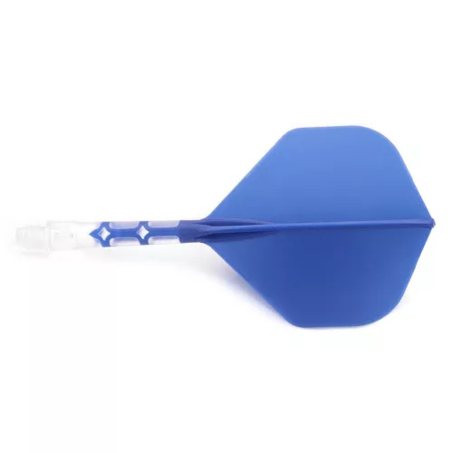 Cuesoul ROST T19 priehľadno-modré, No2 letky a stredné násadky