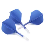 Cuesoul ROST T19 priehľadno-modré, No2 letky a stredné násadky