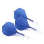 Cuesoul ROST T19 priehľadno-modré, No2 letky a stredné násadky