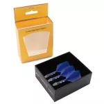 Cuesoul ROST T19 priehľadno-modré, No2 letky a stredné násadky