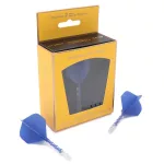 Cuesoul ROST T19 priehľadno-modré, No2 letky a dlhé násadky