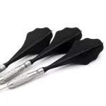 Letky na šípky Cuesoul TRAJ AK8 Cloud tvar, čierne