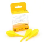 Letky na šípky Cuesoul TRAJ AK8 Cloud tvar žlté
