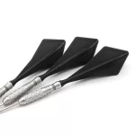 Letky na šípky Cuesoul TRAJ AK8 Diamond tvar, čierne