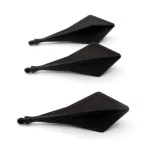 Letky na šípky Cuesoul TRAJ AK8 Diamond tvar, čierne