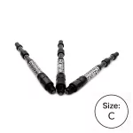 Násadky na šípky Cuesoul TERO+ AK7P čierne, dĺžka 44mm (C)