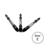 Násadky na šípky Cuesoul TERO+ AK7P čierne, dĺžka 50mm (E)