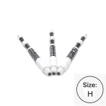 Násadky na šípky Cuesoul TERO+ AK7P biele, dĺžka 64mm (H)