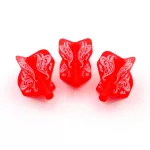 Letky na šípky Cuesoul TERO AK4, červené kvetinový vzor, štandard