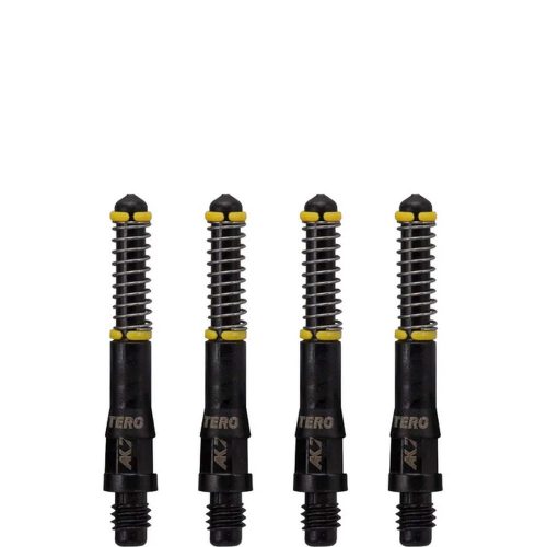 Násadky na šípky Cuesoul TERO AK7 čierne, dĺžka 32mm (B)