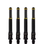 Násadky na šípky Cuesoul TERO AK7 čierne, dĺžka 43,5mm (F)