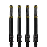 Násadky na šípky Cuesoul TERO AK7 čierne, dĺžka 47mm (G)