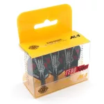 Letky na šípky Cuesoul TERO AK4 štandard, čierne s motívom ruží