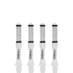 Násadky na šípky Cuesoul TERO AK7 Slim biele, dĺžka 34mm (C)