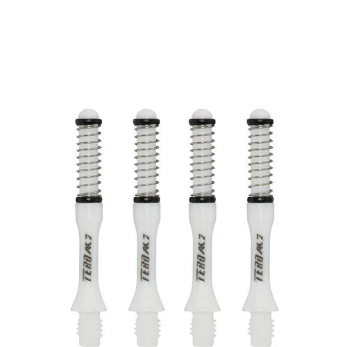 Násadky na šípky Cuesoul TERO AK7 Slim biele, dĺžka 34mm (C)