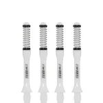 Násadky na šípky Cuesoul TERO AK7 Slim biele, dĺžka 40mm (E)