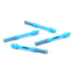Násadky na šípky Cuesoul TERO AK7 Slim modré, dĺžka 34mm (C)