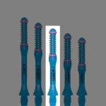 Násadky na šípky Cuesoul TERO AK7 Slim modré, dĺžka 37mm (D)