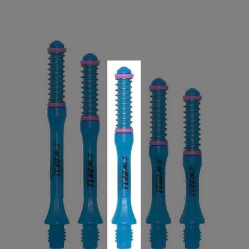 Násadky na šípky Cuesoul TERO AK7 Slim modré, dĺžka 37mm (D)