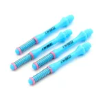 Násadky na šípky Cuesoul TERO AK7 Slim modré, dĺžka 43,5mm (F)