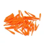 Náhradné plastové hroty Cuesoul oranžové 26mm 80ks na soft šípky