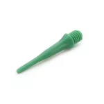 Náhradné plastové hroty Cuesoul zelené 24,5mm 80ks na soft šípky