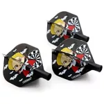 Letky na šípky Cuesoul TERO AK4 štandard, čierne s motívom upíra