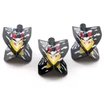 Letky na šípky Cuesoul TERO AK4 štandard, čierne s motívom upíra